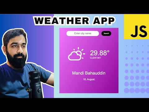 Build Weather App in JavaScript