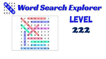 Word Search Explorer Level 222 Answer 🔍 | Step-by-Step Guide | Go Answer