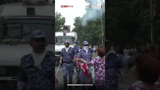 Indian Police Fire Tear Gas, Baton Charge Exam Protesters - Asia One News
