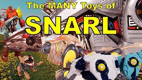 The MANY Toys of Snarl - The Action Figure History of the Most Variable Dinobot in Transformers 