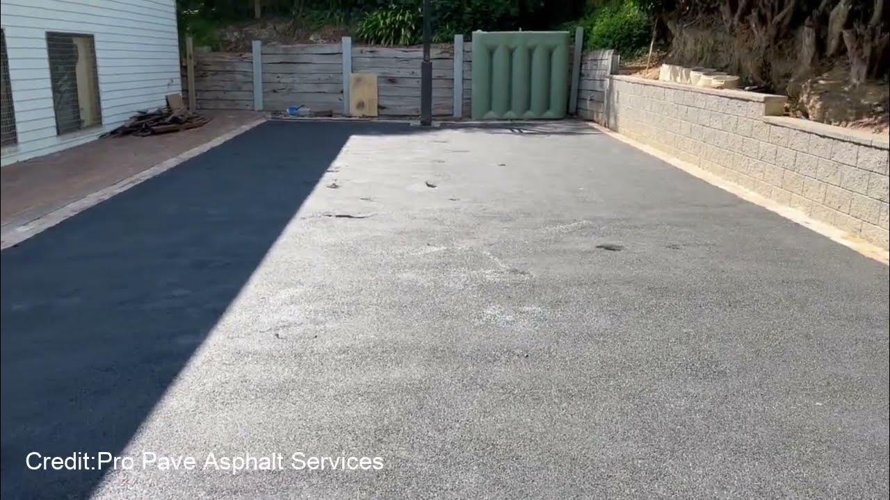 New Asphalt Basketball court time lapse YouTube
