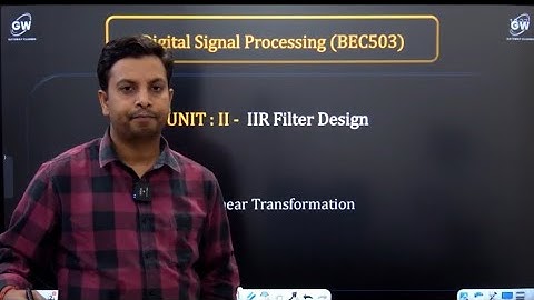 [BEC503 Digital Signal Processing][DSP UNIT-2]DSP U-2 Lec-3 