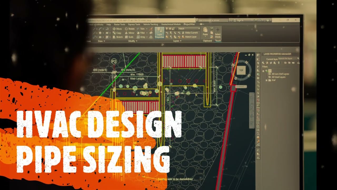 HVAC DESIGN pipe size part 2 YouTube