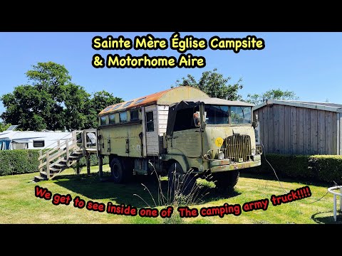 Sainte Mère Église Campsite & Motorhome Aire in Normandie France 🇫🇷 20 mins to Cherbourg Port