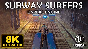 Subway Surfers But in Unreal Engine in 8K