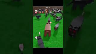 Alpha Wolf Pack Vs Mobs in 99 Nights in the Forest 💀 #99nightintheforest #roblox