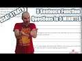 5 sentence function questions in 5 minutes or less  digital sat inference strategy