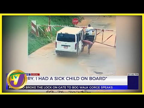 Man who Broke Lock in Bog Walk Gorge Video Speak Out | TVJ News