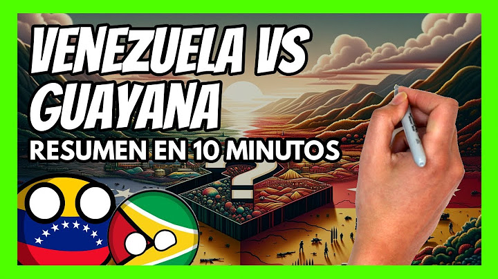 ✅ El CONFLICTO del ESEQUIBO entre VENEZUELA y GUYANA explicado en 10 minutos