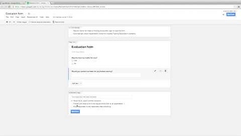 How to create a form in Google Apps