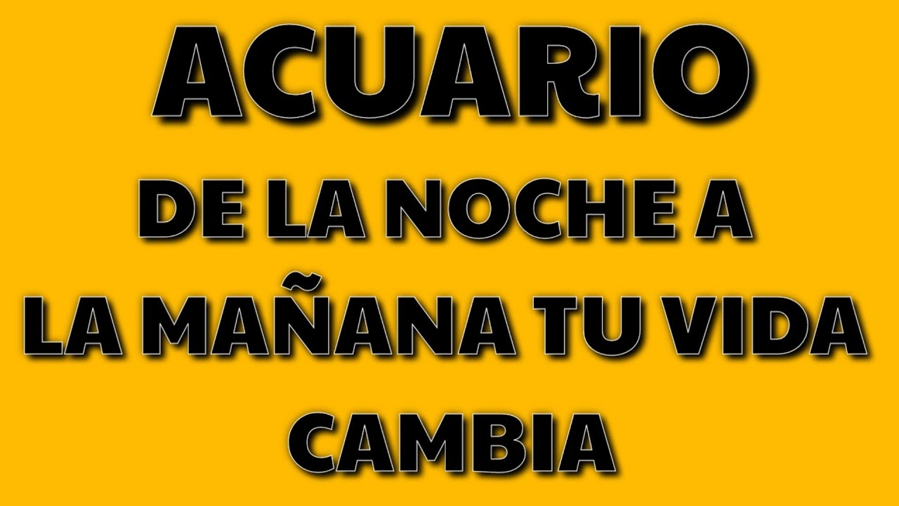 ♒ACUARIO♒🧿🔮UN CAMBIO GUIADO LLEGA A TI🔮🧿 - YouTube