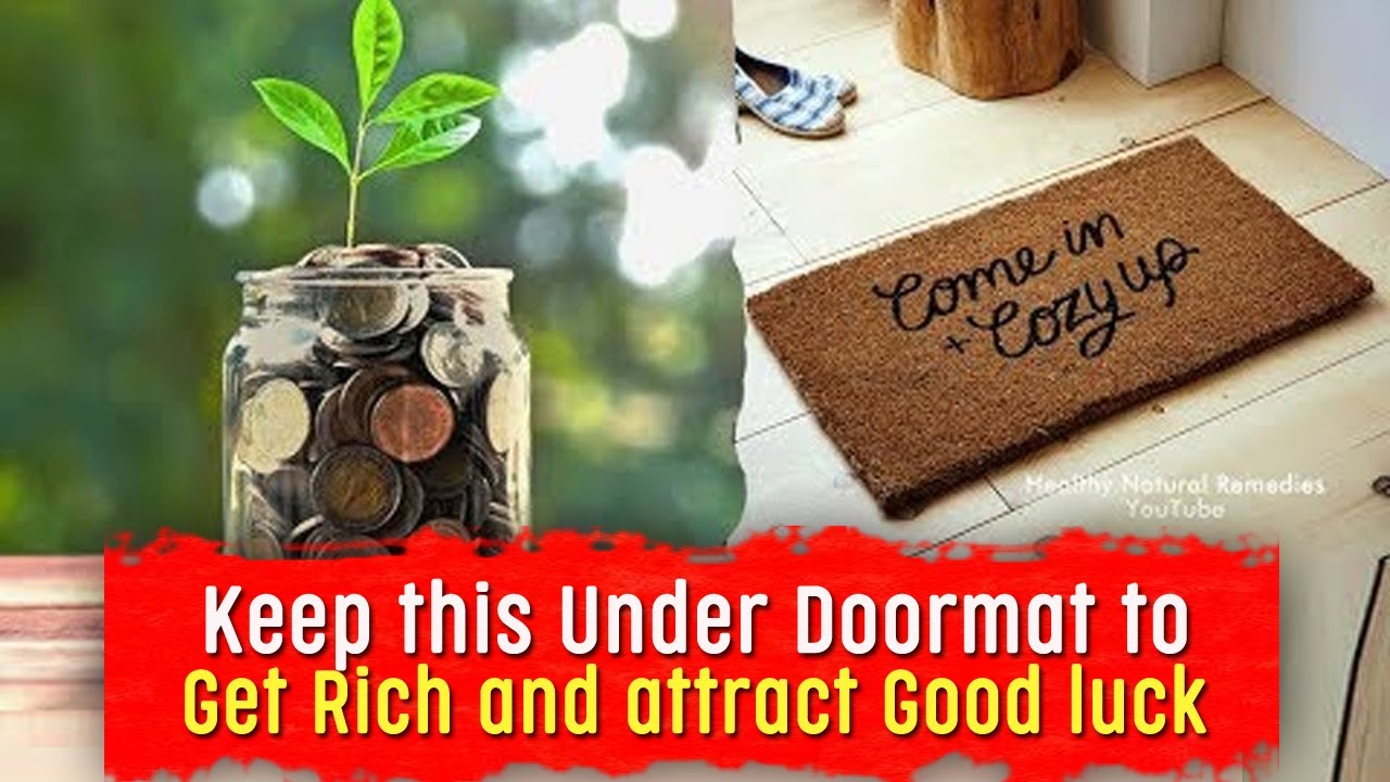 mengen kolf groet Keep this Under Doormat for Good luck - Vastu Shastra - Feng Shui -  Astrology - YouTube