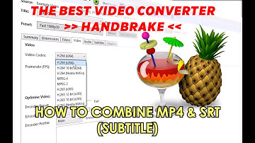 How to Combine Video MP4 & Srt file (Subtitle) into one file