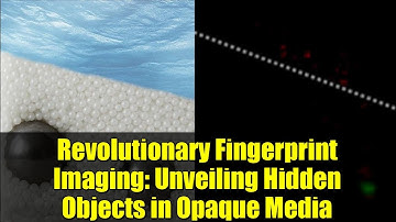 Revolutionary Fingerprint Imaging: Unveiling Hidden Objects in Opaque Media