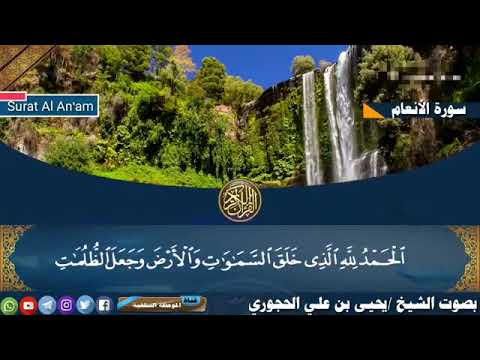 سورة الأنعام فضيلة الشيخ يحيى بن علي الحجوري حفظه الله