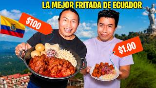 Probamos FRITADA DE $1 vs $100  | ¿Cuál es mejor? - David Otavalo