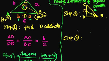 Coordinate Geometry - In-Centre - LoveTeachingMaths