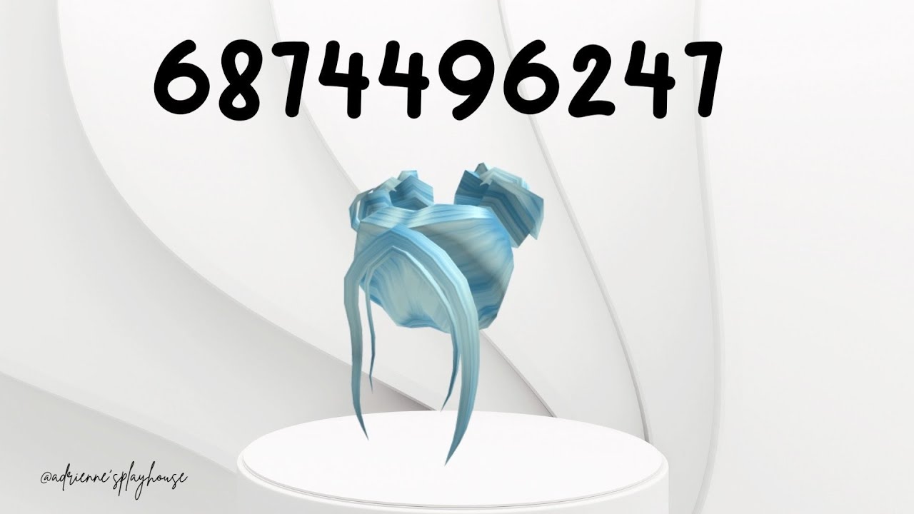 Roblox Hair Codes | aesthetic Blue Hairstyles 💙 | - YouTube