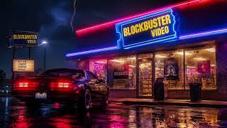 80s Blockbuster Lofi Chill – Neon Video Store Nostalgia | Retro VHS Synthwave Ambience”