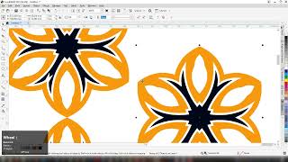 🔴 Create Seamless Ornament Flower Pattern in CorelDraw with Symmetry Tool