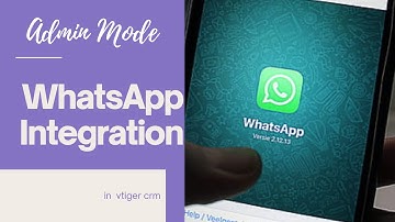 WHATSAPP INTEGRATION IN VTIGER CRM API [for Business]
