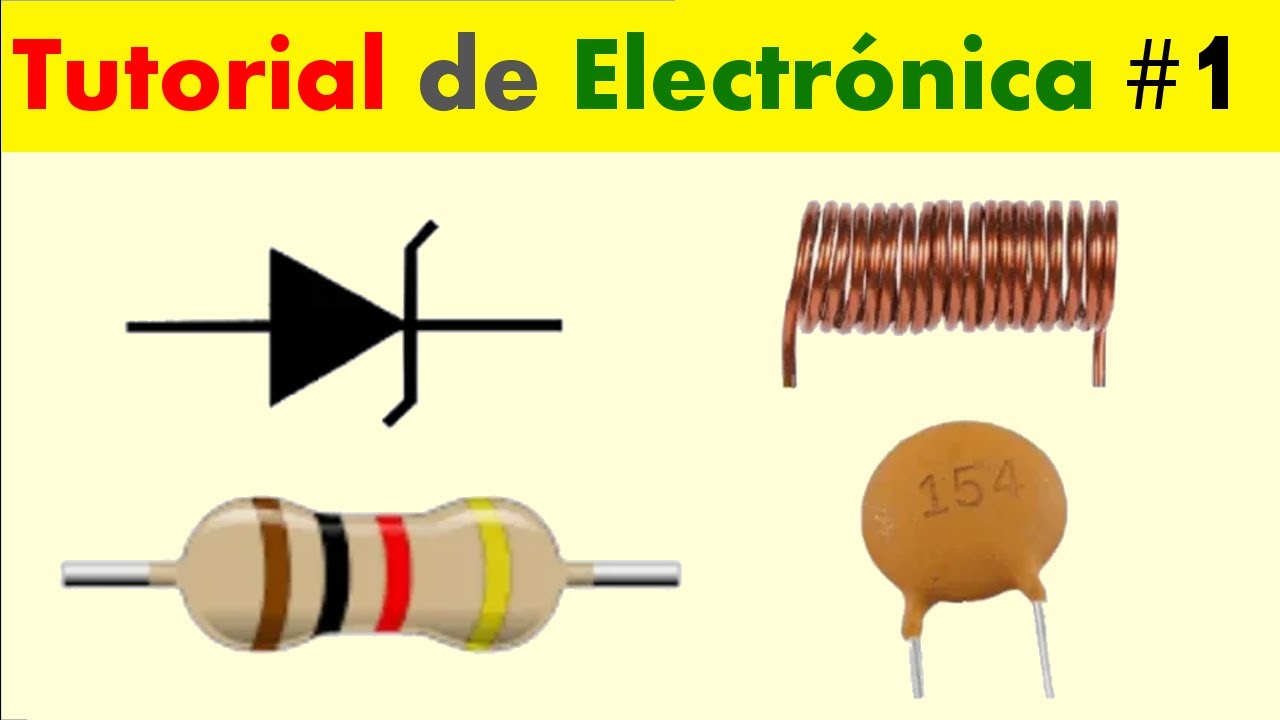 Curso de Electrónica #1 Resistencias Capacitores Inductores y Diodos! 