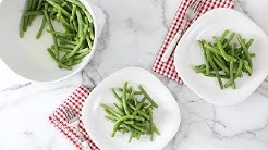 Microwave-Steamed Garlic Green Beans- Martha Stewart 