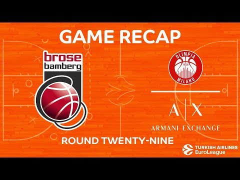 Highlights: Brose Bamberg - AX Armani Exchange Olimpia Milan