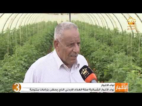 لواء الأغوار الشمالية سلة الغذاء الاردني الذي يحظى بزراعات متنوعة