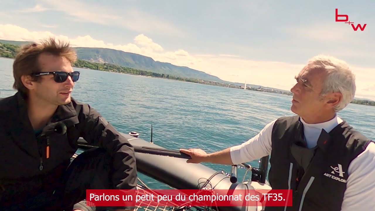 ⁣Le foil en TF35 avec Loïck Peyron – partie 2