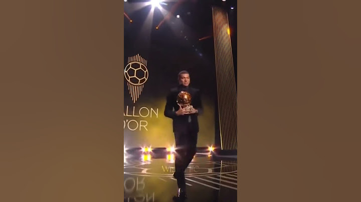 Waiting for Mbappé to win the Ballon d'Or 😍
