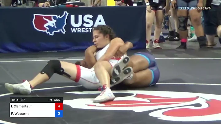 132 Lbs Consi Of 32 #2 - Izzy Clements, Utah Vs Pa...