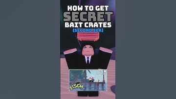 NEW SECRET Bait Crates in SECOND SEA Roblox FISCH!  #roblox #fisch #gaming