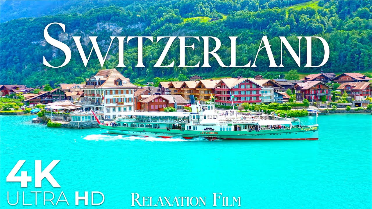 Switzerland  AMAZING Beautiful Nature with Soothing Relaxing Music, 4k Ultra HD by Tim Janis