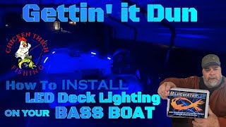 Gettin' it Dun (S2, Ep 18) How to Install LED Deck Lighting on Your Bass Boat