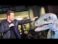 Chris Pratt Tames BLUE at Universal Studios Jurassic World