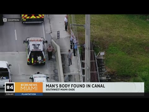 Man's body found in canal