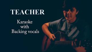 Video thumbnail of "Swara Oza - Teacher song karaoke with backing vocals"