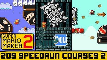 Super Mario Maker 2 - 20 Second Speedrun Courses 2!