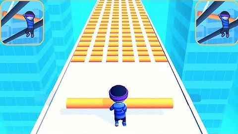 Tall Man Run | Monster Squad Rush | Fun Race 3D | Roof Rails Game - Max Level Gameplay Walkthrough