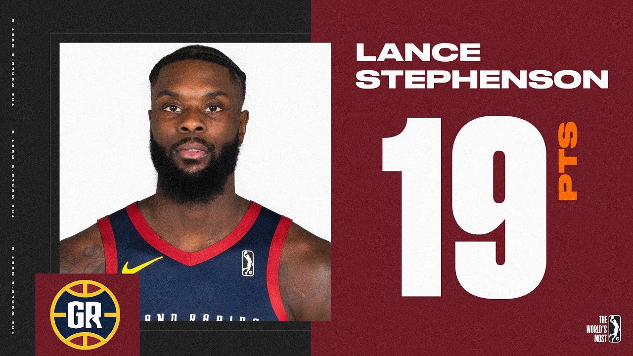 Lance Stephenson Posts 19 points & 10 rebounds vs. Iowa Wolves 