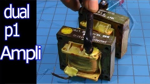 How to Free Transformer Amplifier, Part 1 dual transformer power supply for amplifiers
