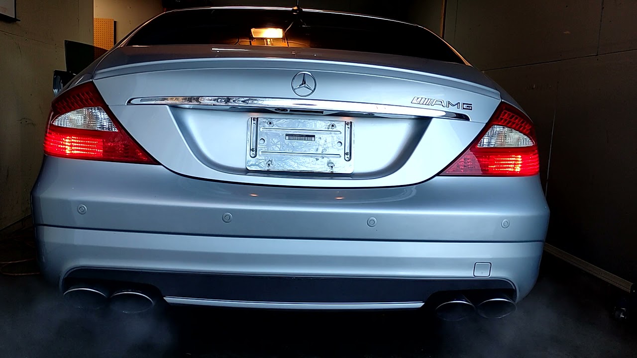 CLS55 AMG Stock Exhaust YouTube