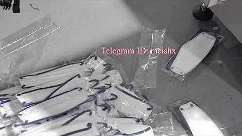 Full Auto Head Strap Fish Mask Machine with CCD Dection System and Inline Packing Machine