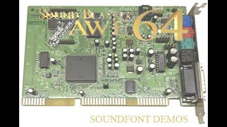 AWE64 Soundfont Demos