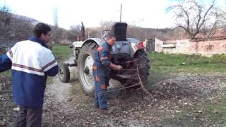 Надребняване на клони за огрев - 2