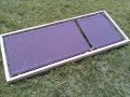 Napkollektor házilag - Homebrew solar collector