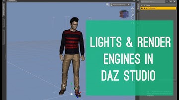 Daz Studio Lights & Render Engine Tutorial