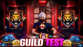 FREE FIRE LIVE GUILDTEST || 9K SPECIAL || FF😎👽 #freefireliveguild #liveffgiveaway #livecsrankpush🔥👻