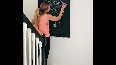Chalkboard lettering